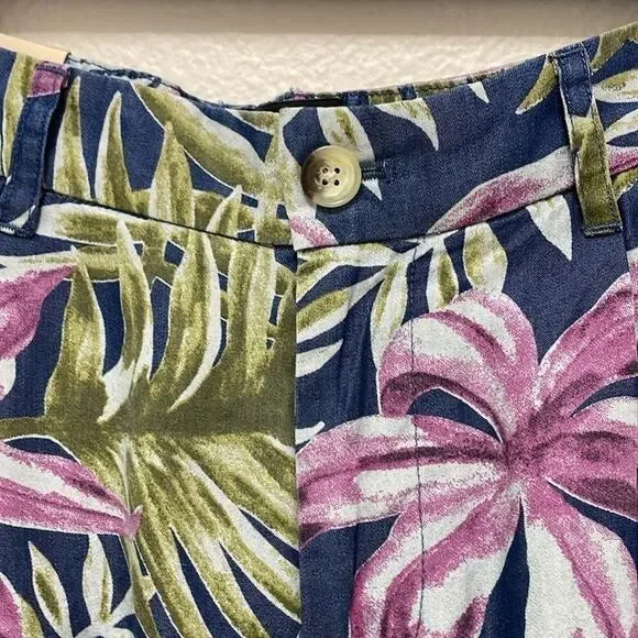 Scotch & Soda Men's Twilt‎ Tropical Print Loose Fit Shorts Sz 30 Blue Green New - Picture 8 of 14